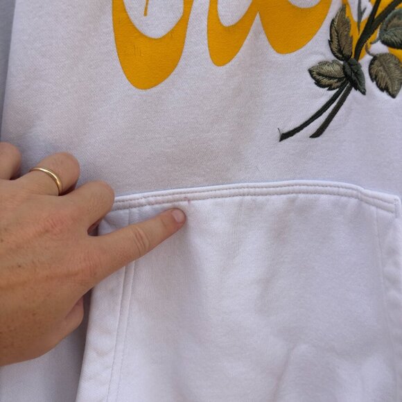 Nike x Drake Certified Lover Boy Hoodie Adult Medium White Embroidered Rose - Picture 7 of 12